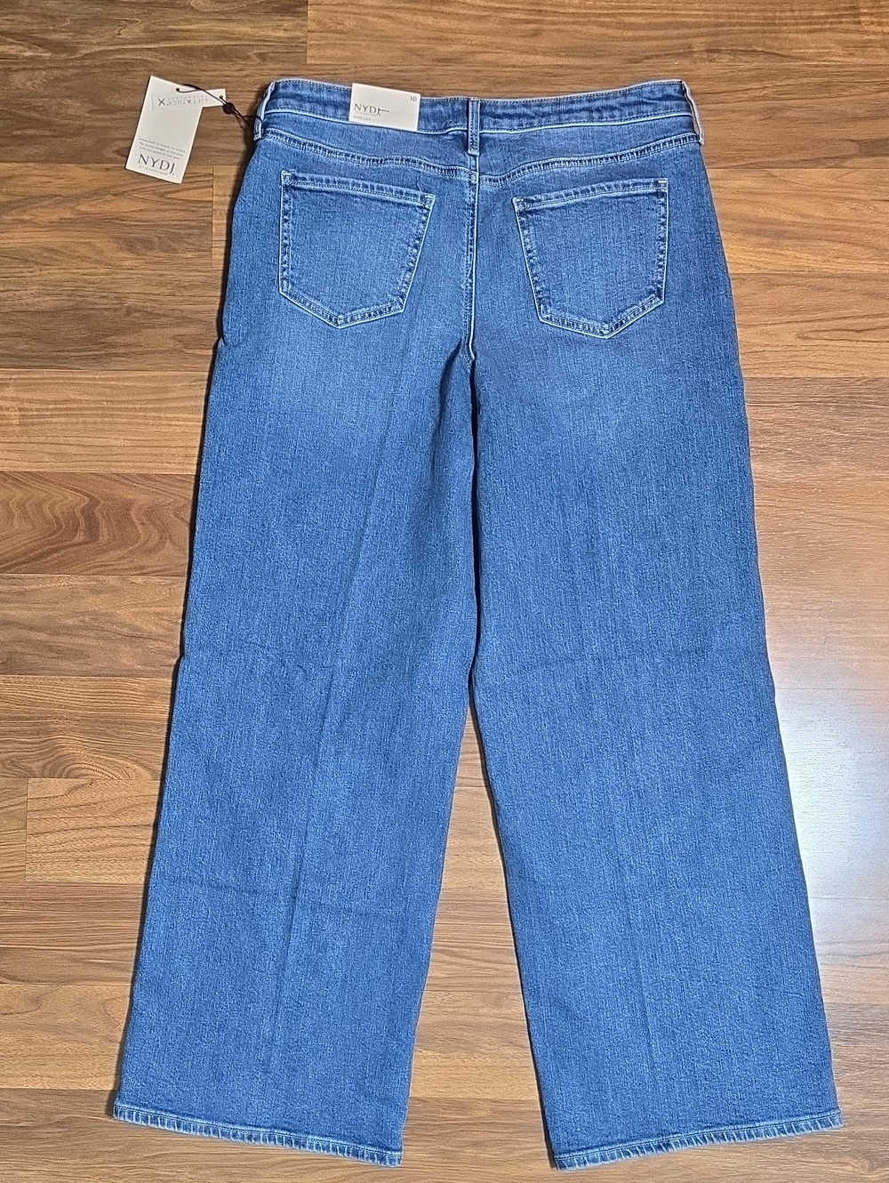 NYDJ Teresa Wide Leg Jeans - Romantic Indigo - Picture 10 of 16